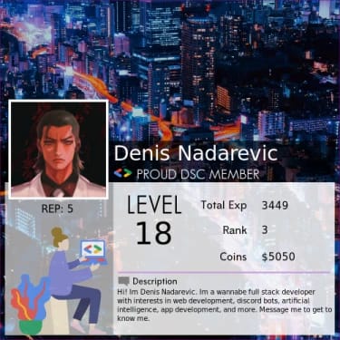 Google DSC Discord Bot preview